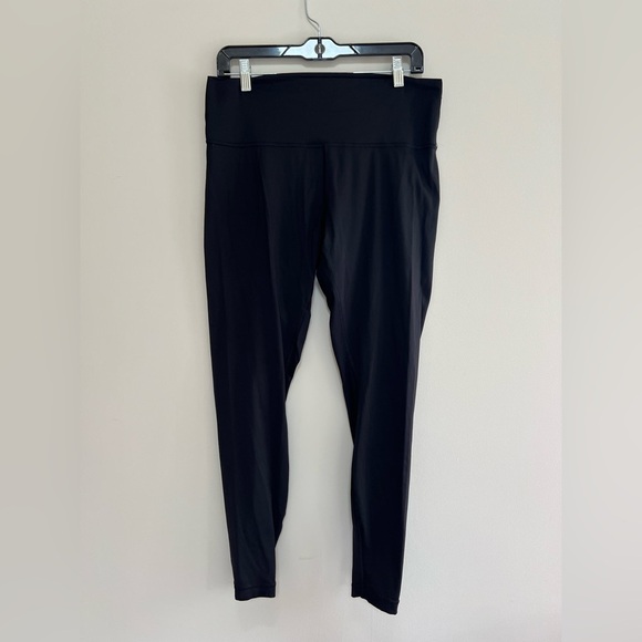 Lululemon Wunder Under High-Rise Tight Nulux 28” Black Leggings, size 14 - Picture 3 of 8